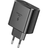 EU62 GaN zidni punjač - Type-C - PD 45 W - crni