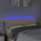  LED uzglavlje krem 144x5x78/88 cm od tkanine | shoptok.hr