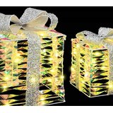  Poklonska kutija 3 pcs Topla bijela 20 x 20 x 20 cm PET | Eponuda.ba