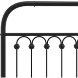 vidaXL Metalno uzglavlje crno 80 cm | shoptok.hr
