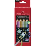 Faber-Castell Faber-Castell: Set metalik drvenih bojica 10kom | shoptok.hr