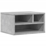  Stalak za pisač siva boja betona 40x32x22,5cm konstruirano drvo | shoptok.hr