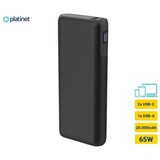 Platinet Power Bank platinet PMPB20DL202B 20000 mAh 65w crni cene