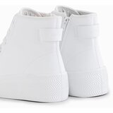 Ombre Men's high-top sneakers with zipper for easy on - white | shoptok.hr