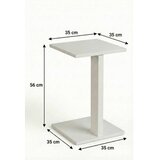 Hanah home Bočni stočić Artmtkcsdtble White | Eponuda.com