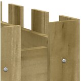  Povišena vrtna gredica 100x50x50 cm impregnirana borovina | shoptok.hr