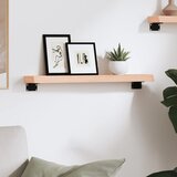  Zidna polica 60 x 10 x 4 cm od neobrađene masivne hrastovine | Eponuda.com