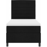  s opruga kutije s madracem Crna 90 x 190 cm tkanina | shoptok.hr
