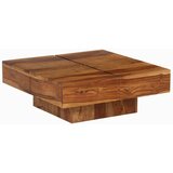  Stolić za kavu 80 x 80 x 30 cm od masivnog bagremovog drva | shoptok.hr