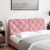  Jastuk za uzglavlje ružičasti 140 cm baršunasti | shoptok.hr