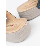 SEASTAR Blue women's flip-flops with a decorative flower | shoptok.hr