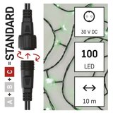 STANDARD LED povezovalna božična veriga, 10 m, zunanja in notranja, zelena | Shoptok.si