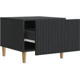  Kava Stol s ladicama Crna 49 x 50 x 40 cm Konstruirano drvo | shoptok.hr