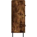  Komoda boja dimljenog hrasta 34,5x34x90 cm konstruirano drvo | shoptok.hr