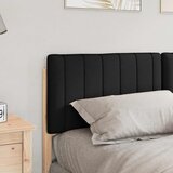  Tapecirani uzglavlje Smeđa i crna 160 cm Čvrsto borovo drvo | shoptok.hr