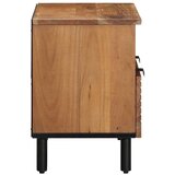 TV ormarić 70x33x46 cm Masivno drvo akacije - Prirodna 1 Drvo bagrema | shoptok.hr