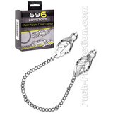 Push prsne sponke z verižico Chain Nipple Clover Clamps | Shoptok.si