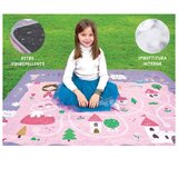  PODLOGA ZA PIKNIK I PLAŽU 150X150CM DJEVOJČICE-DVORAC PERLETTI 13150 | Shoptok.si