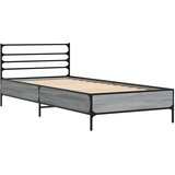  Okvir za krevet boja hrasta 100x200cm konstruirano drvo i metal | shoptok.hr