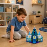 Magnetic Construction Blocks Ice Princess Castle Blue 47 pcs. | shoptok.hr