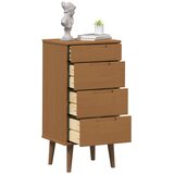  Komoda MOLDE Karamele 40 x 35 x 82 cm Masivna borovina | Eponuda.com