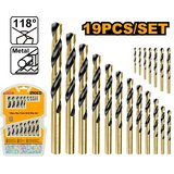  Set HSS burgija za metal AKDB9190 9/1 SUPER INGCO Cene