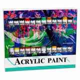  Set umjetničkih akrilnih boja 24 boje 12 ml | shoptok.hr