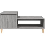  Stolić za kavu boja sivog hrasta 100x50x45 cm konstruirano drvo | shoptok.hr