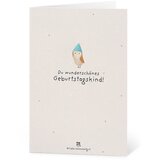  Voščilnica iz semenskega papirja "Du wunderschönes Geburtstagskind" - 1 k. | Shoptok.si
