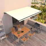 Tenda na automatsko uvlačenje 500 x 350 cm krem Cijene
