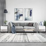  Stolići za kavu 2 kom sjajni bijeli 50 x 46 x 50 cm drveni | shoptok.hr