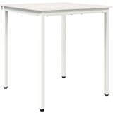  Stol za objedovanje Bijelo 70 x 70 x 75 cm Čvrsto borovo drvo | shoptok.hr