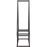  Stalak za drva crni 80x25x90 cm hladno valjani čelik | shoptok.hr