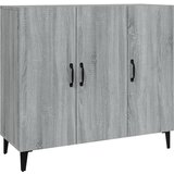 Maison Chic Komoda - Predalnik siva sonoma 90x34x80 cm konstruiran les, (21717747) | Shoptok.si