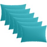  Presvlaka za jastuk 6 pcs HEERLEN Tirkizna 30 x 50 cm Poliester | shoptok.hr