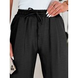 DStreet Spodnie damskie wide leg MILLIVIO czarne | shoptok.hr
