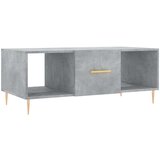 vidaXL Stolić za kavu boja betona 102 x 50 x 40 cm konstruirano drvo | shoptok.hr