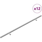 Drška 12 pcs Srebrno 1500 mm Čelik | shoptok.hr