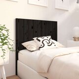  Uzglavlje za krevet crno 95 5 x 4 x 100 cm od masivne borovine | shoptok.hr