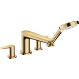 Hansgrohe dvoročna armatura za kad Talis E na štiri odprtine (71748670) - črna mat | Shoptok.si