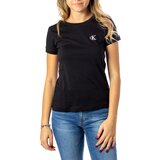 Calvin Klein Jeans Majice s kratkimi rokavi CK EMBROIDERY SLIM TEE J20J212883 Črna Cene