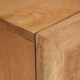 vidaXL TV ormar Svjetlosmeđa 105 x 33 x 46 cm masivno drvo manga | shoptok.hr