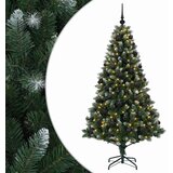  Umjetno božićno drvce s kuglicama 240 cm 300 LED lampica - 240 cm s LED-ima i crnim lopticama | shoptok.hr