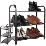  Predsobni organizator za obutev 3 police črn | Shoptok.si