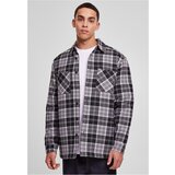 Urban Classics Padded plaid shirt jacket black/white | Shoptok.si