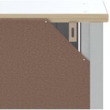  Kupaonski ormarić BERG bijeli 69,5x34x110cm od masivne borovine | shoptok.hr