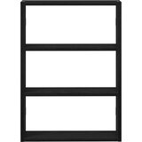  Zidna polica crna 43x9x60 cm izrađeno drvo | shoptok.hr