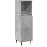 Maison Chic Kopalniška omarica - Kopalniški kabinet betonsko siva 30x30x100 cm inženirski les, (21794981) | Shoptok.si