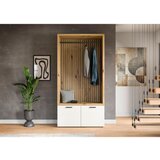 Stylife PREDSOBA bela, hrast artisan | Shoptok.si
