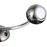 Eglo bimeda reflektor/2, led, gu10, 2x3w, 2x240lm, nikl crni/krom | shoptok.hr